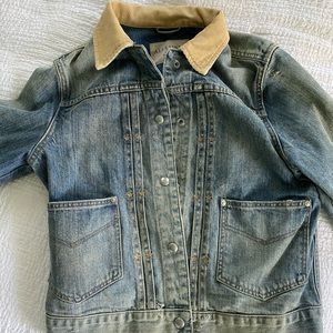 All Saints Distressed Denim Jacket